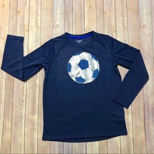 Lands End Soccer Shirt Boys Large 14H - 26H Husky